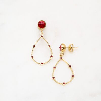 Teariel earrings - Red gold