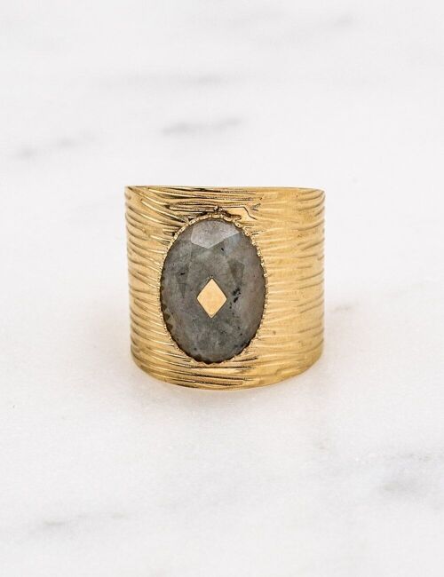 Bague Delsin - Labradorite