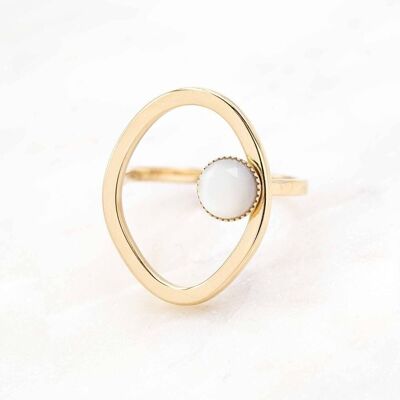 Anja Ring - White mother-of-pearl