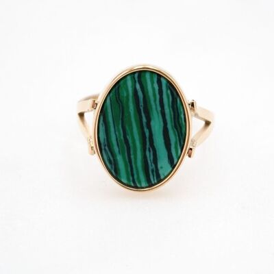 Anello Elnaé - malachite