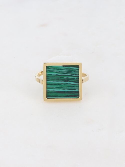 Bague Bellano - Malachite