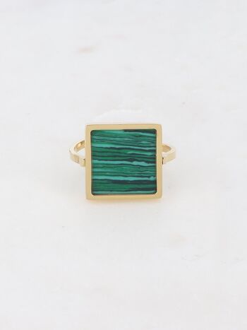 Bague Bellano - Malachite 1