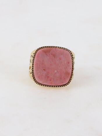 Bague Camilla - rhodonite 1