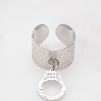 Notte ring - White silver