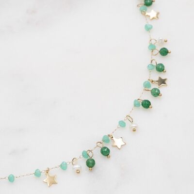 Evy necklace - amazonite