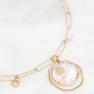 Fiorella necklace - Rose gold