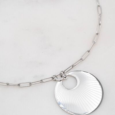 Verona Lange Halskette - Silber