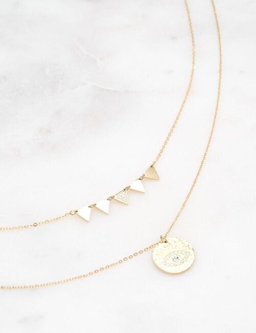 Collier Indy - cristal