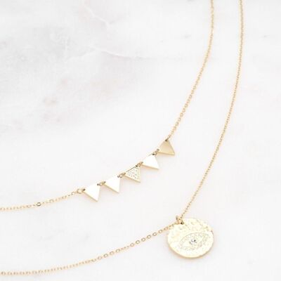 Collier Indy - cristal