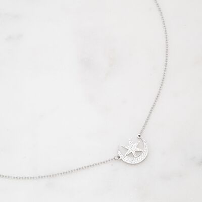 Talitha Necklace - White silver