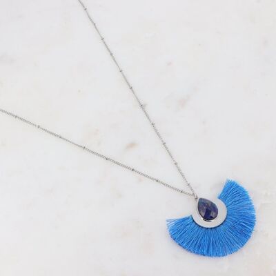 Gianna Necklace - Blue silver
