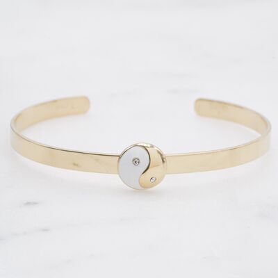 Brazalete Lyn - Oro blanco