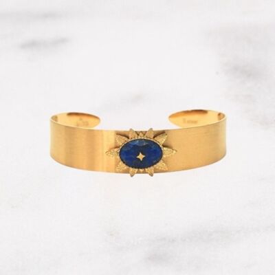 Bracelet Manchette Luana - Lapis lazuli