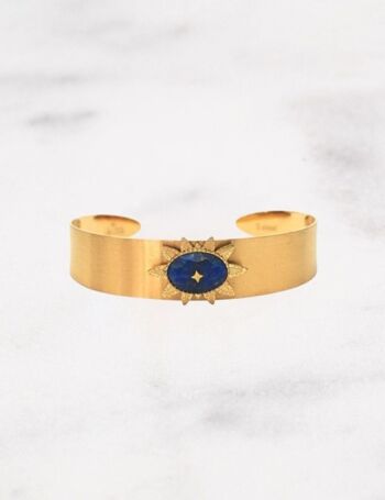 Bracelet Manchette Luana - Lapis lazuli