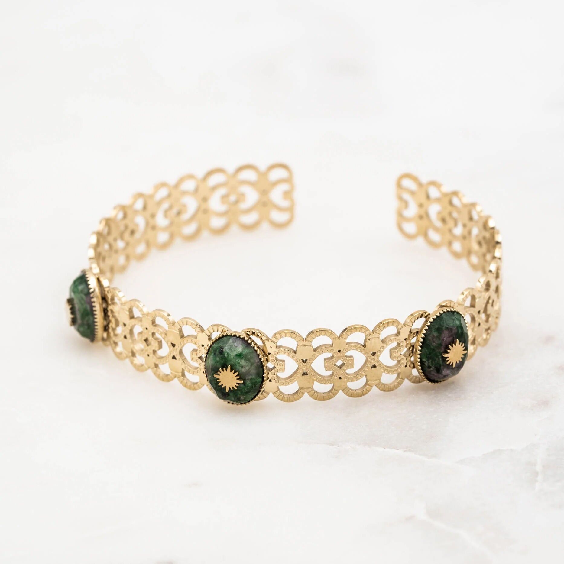 Calixte Armreif – Afrikanischer Türkis