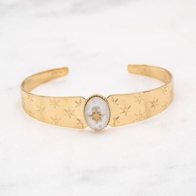 Madonna Bangle - Mother of Pearl