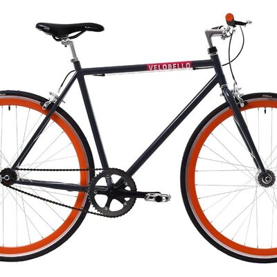 SOHO - Grey - Fixed / Free Wheel Bike (58-B)