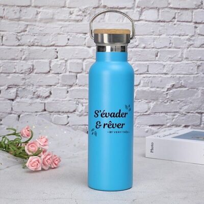 THERMOS INFUSER STAINLESS STEEL 600 ML BLUE
