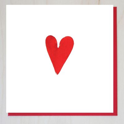 Carte de Saint Valentin (coeur d'amour)