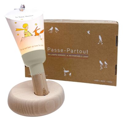 Nomad Lamp "Passe-Partout" The Little Prince And The Fox - Taupe