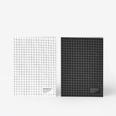 Duo of checkered notebooks