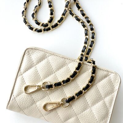 Classy Chain - Black & Gold [115cm]