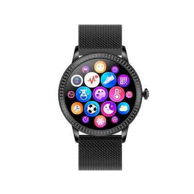 Smartwatch nero gioiello