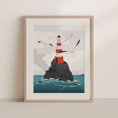 Children's poster - The Lighthouse - 30x40cm