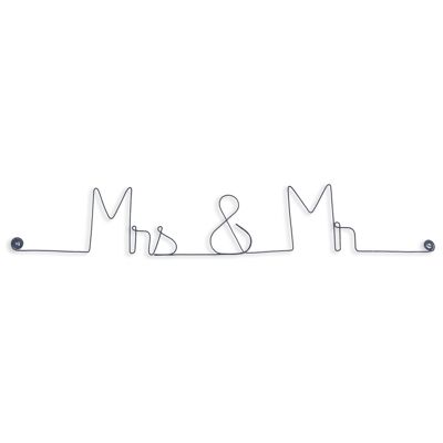 Cadeau Saint Valentin - Mariage: "Mrs & Mr"