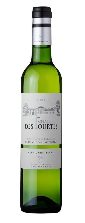 CHATEAU DES TOURTES, CUVEE CLASSIQUE, BLAYE COTES DE BORDEAUX, BLANC 500mL 3