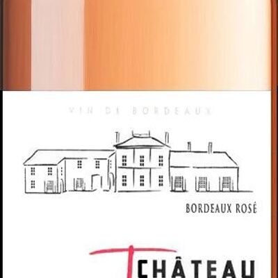 CHATEAU DES TOURTES, ROSE, BORDEAUX ROSE 750mL