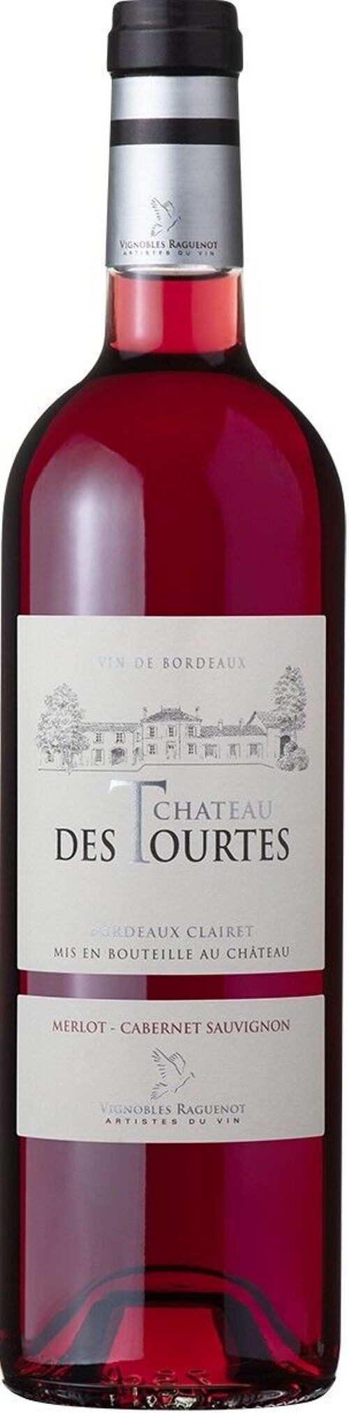 CHATEAU DES TOURTES, CLAIRET, BORDEAUX CLAIRET 750mL