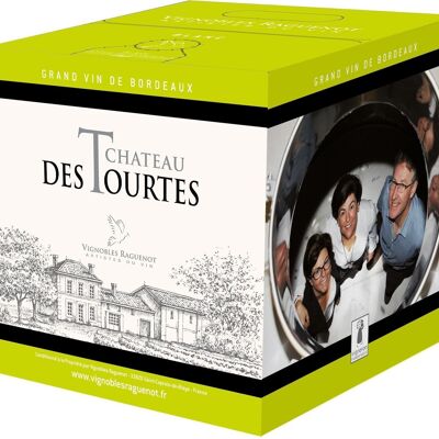 BAG IN BOX 10 LITER CHATEAU DES TOURTES, CLASSIC CUVEE, BLAYE COTES DE BORDEAUX, WEISS