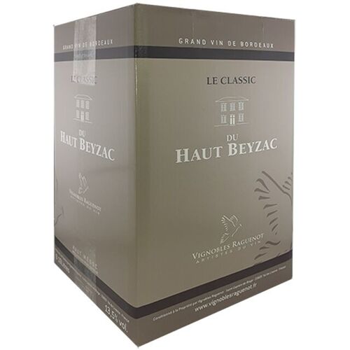 BAG IN BOX 10L, Château Haut Beyzac, AOC Haut Medoc, Merlot, Cabernet Sauvignon, 10000 ml