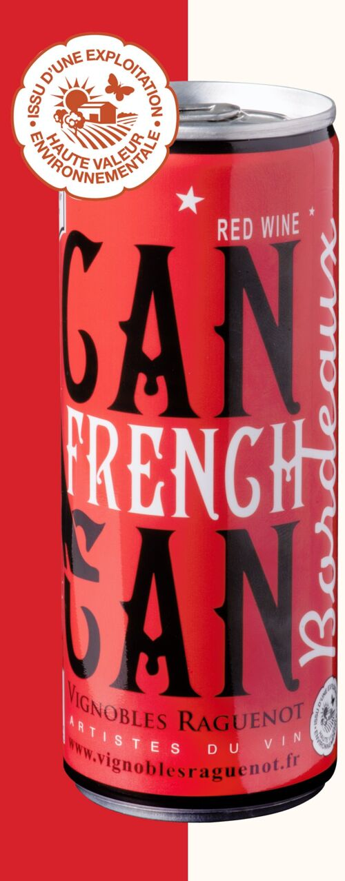 French can can rouge, aoc bordeaux