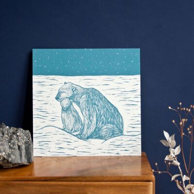 Postkarte | Eisbären