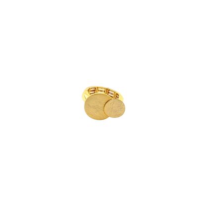 Elastic gold-plated ring