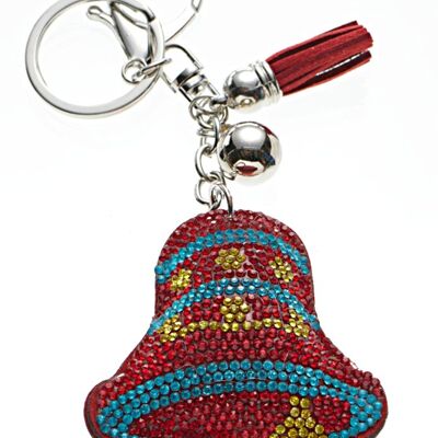 Key ring red bell