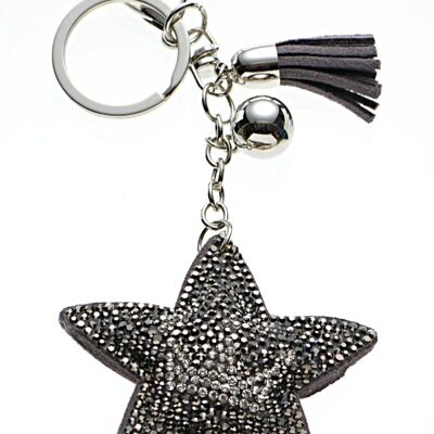 Porte-clés cristal étoile