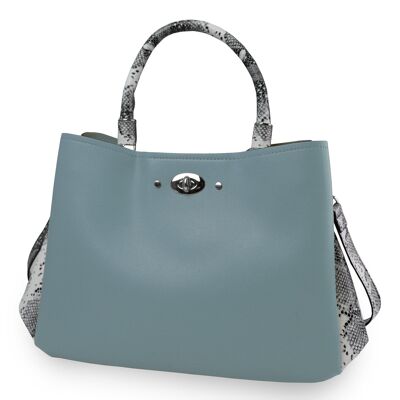 Sac bleu-gris