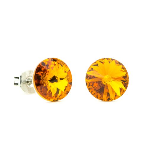 Ohrstecker Kristallstein 8mm - Topas