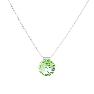 Pendentif pierre de cristal 14mm - Crysolite