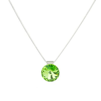 Colgante piedra cristal 14mm - peridoto