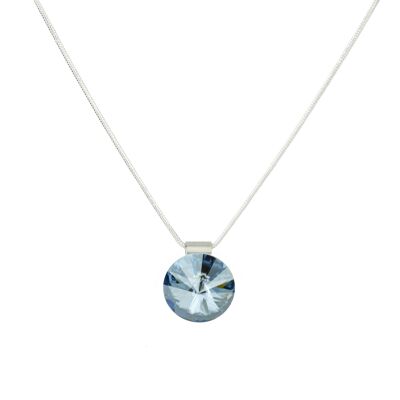 Colgante piedra cristal 14mm - Crystal Blue Shade