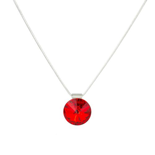 Anhänger Kristallstein 14mm - Hell Siam