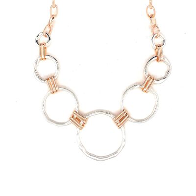 Collier vs / mix rosegold