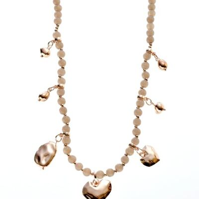 Long chain rose gold plated 80cm
