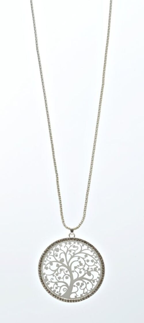 Lange Kette versilbert      70cm