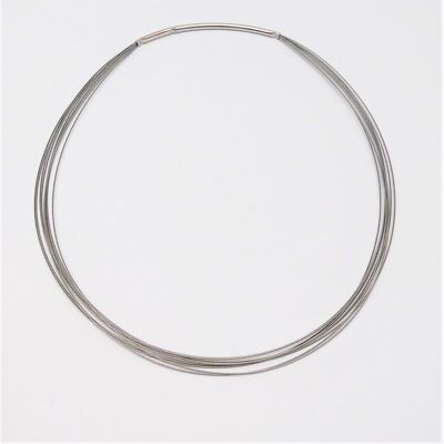 Stainless steel ring, 9 rows