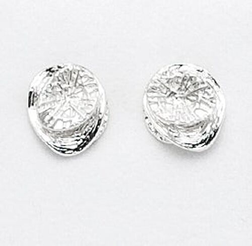 Ohrstecker versilbert